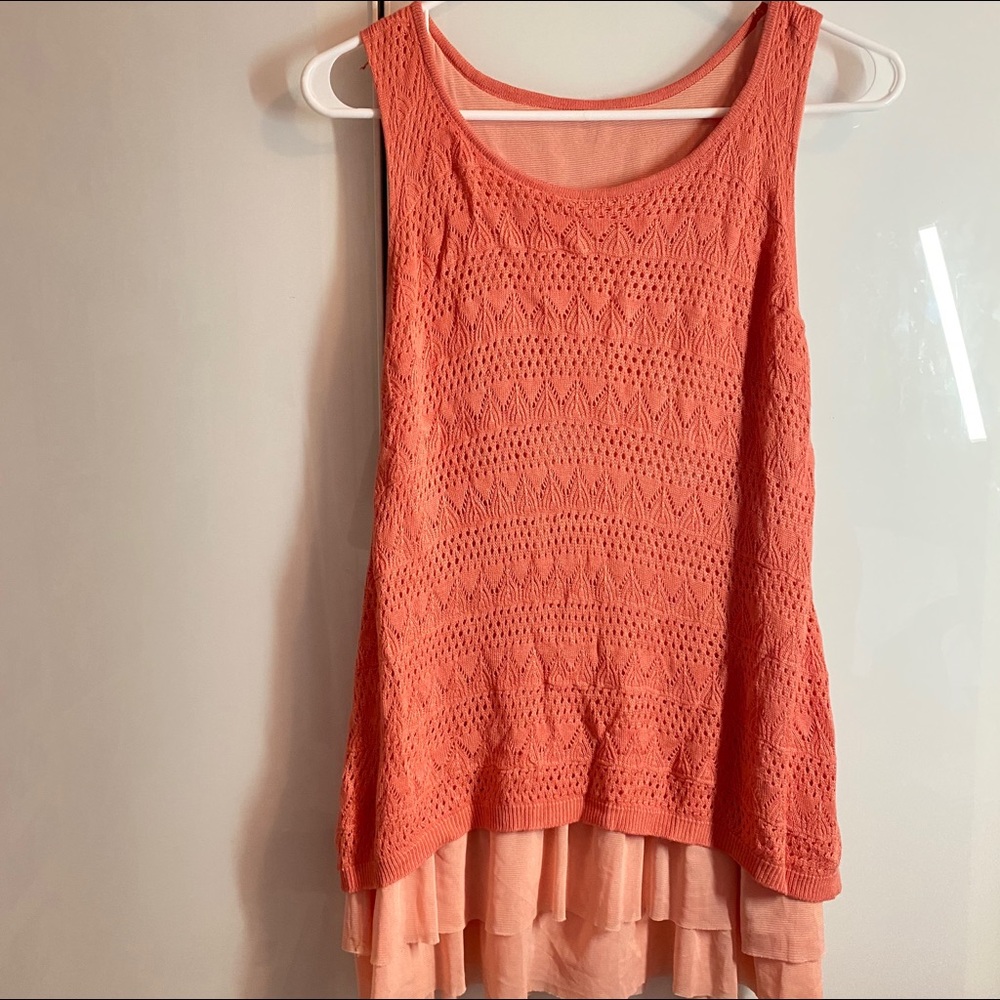 RUFFLE LAYERED TANK TOP